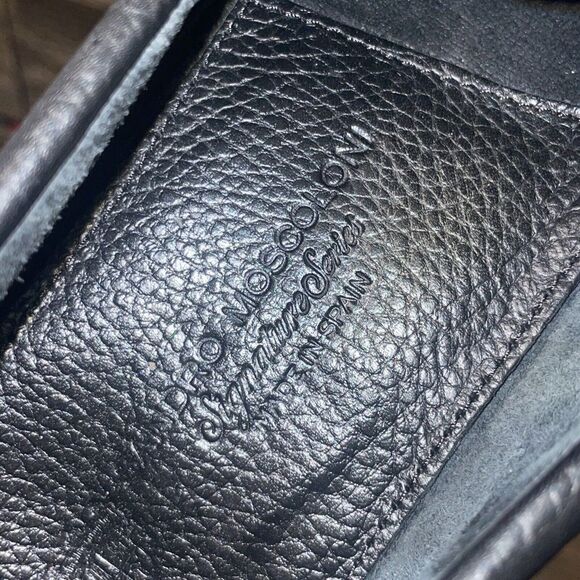 Sandro Moscoloni Segovia Pebble Leather Loafer Shoes Casual Mens‎ 11 D Black